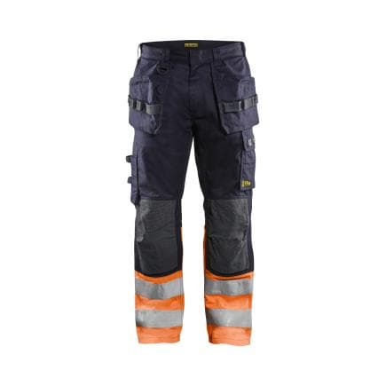 BLAKLADER 148915138953D100 - Pantalon multinormes inherent Marine/Orange