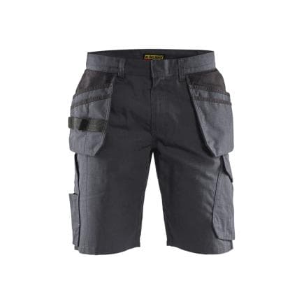 BLAKLADER 149413309699C48 - Short Service avec poches flottantes Gris moyen/Noir