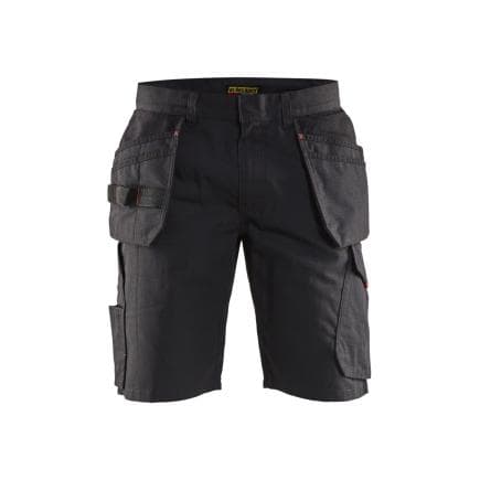 BLAKLADER 149413309956C48 - Short Service avec poches flottantes Noir/Rouge