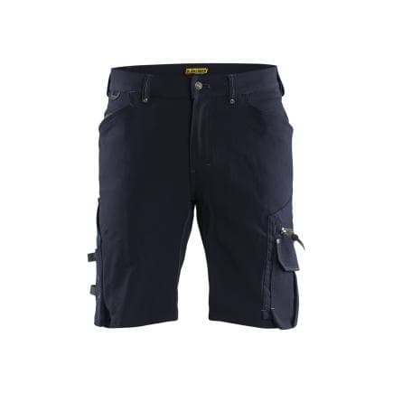 BLAKLADER 198716448699C52 - Short X1900 artisan stretch 4D sans poches flottantes Marine foncé/Noir