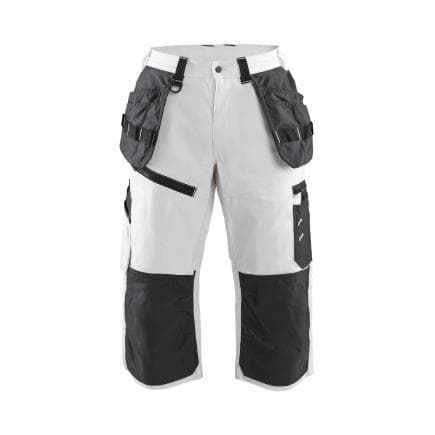 BLAKLADER 151112101098C52 - Pantacourt X1500 Pirate Blanc/Gris foncé