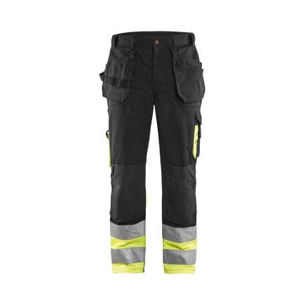 BLAKLADER 152913709933C52 - Pantalon haute-visibilité Noir/Jaune