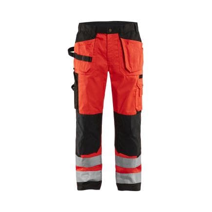 BLAKLADER 153318605599C154 - Pantalon haute-visibilité Rouge/Noir
