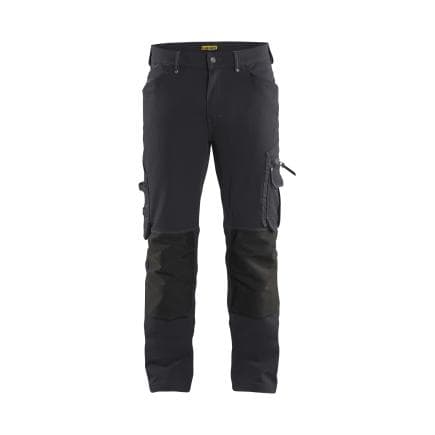 BLAKLADER 198916449899C50 - Pantalon X1900 artisan stretch 4D sans poches flottantes Gris foncé/Noir