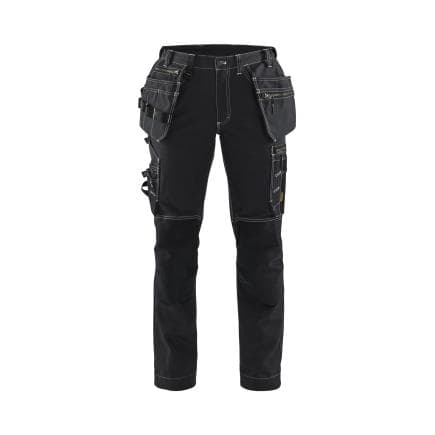 BLAKLADER 713013709900C36 - Pantalon artisan avec stretch femme Noir