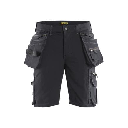 BLAKLADER 198816449899C52 - Short X1900 artisan stretch 4D Gris foncé/Noir