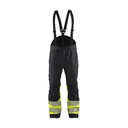 BLAKLADER 187719779933L - Cotte à bretelles haute-visibilité Noir/Jaune