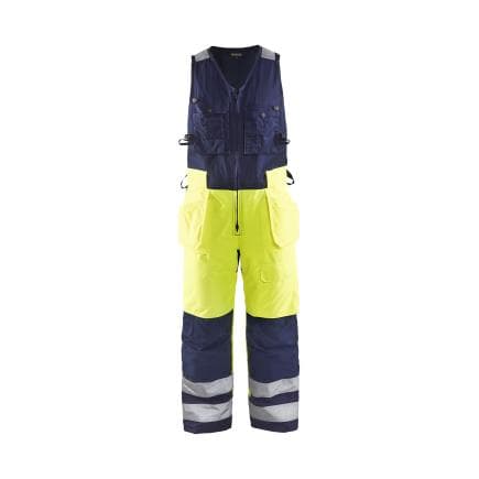 BLAKLADER 850419773389C52 - Combinaison hiver sans manches haute-visibilité Jaune/Marine