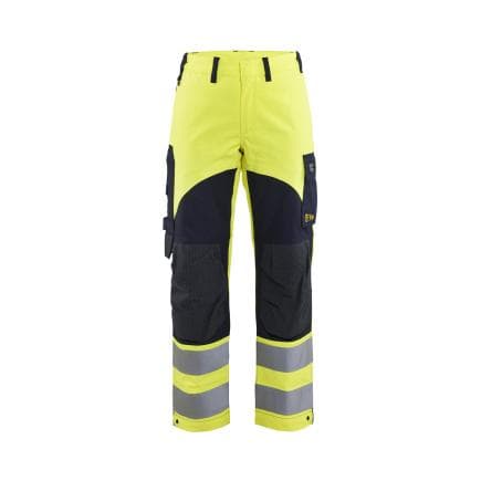 BLAKLADER 718915123389C34 - Pantalon multinormes inhérent femme Jaune/Marine