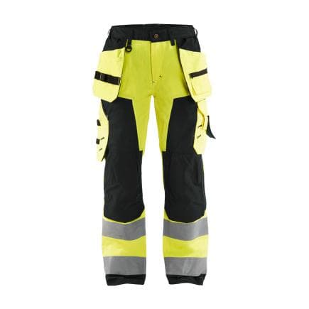 BLAKLADER 715618113399C42 - Pantalon haute-visibilité femme Jaune/Noir