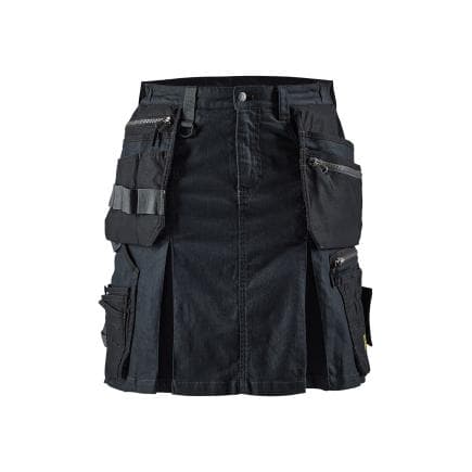 BLAKLADER 718011478999C42 - Jupe artisan stretch Marine/Noir