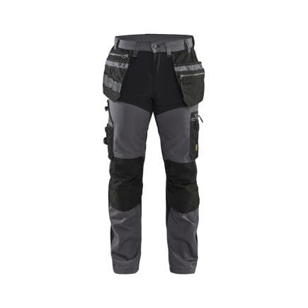 BLAKLADER 159918609699C54 - Pantalon artisan avec stretch Gris moyen/Noir