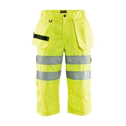 BLAKLADER 153918113300C52 - Pantacourt haute-visibilité Jaune