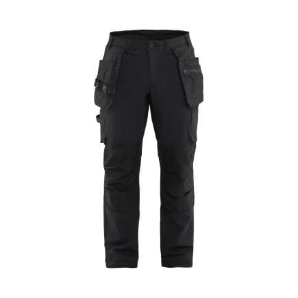BLAKLADER 172016459900C52 - Pantalon artisan stretch 4D Noir