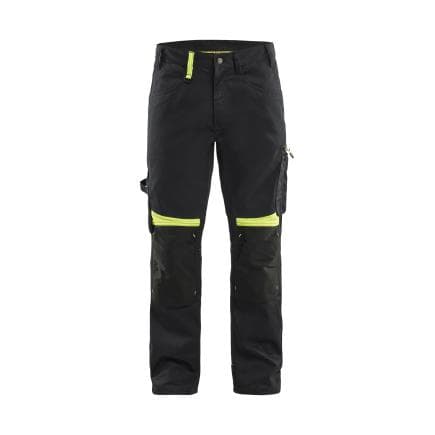 BLAKLADER 155618609933D100 - Pantalon artisan sans poches flottantes Noir/Jaune
