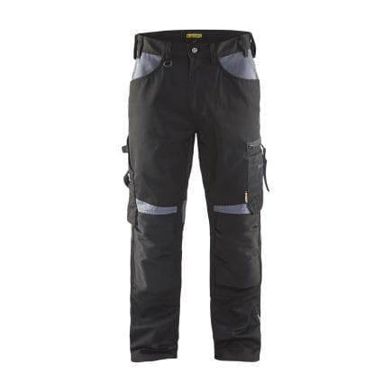BLAKLADER 155618609994C48 - Pantalon artisan sans poches flottantes Noir/Gris clair