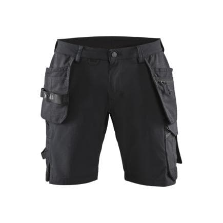 BLAKLADER 152016459998C46 - Short artisan stretch 4D Noir/Gris foncé