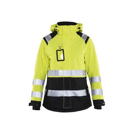 BLAKLADER 490419873399M - Veste hardshell haute-visibilité femme Jaune/Noir