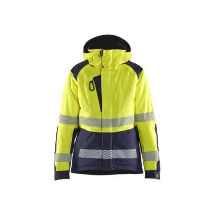 BLAKLADER 445619873389M - Veste hiver haute-visibilité femme Jaune/Marine