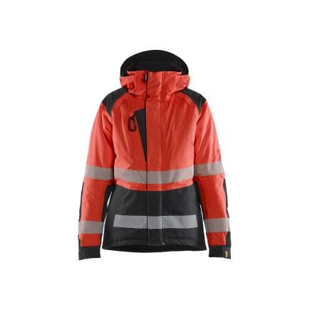 BLAKLADER 445619875599L - Veste hiver haute-visibilité femme Rouge/Noir