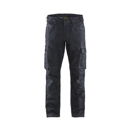 BLAKLADER 143911418900C48 - Pantalon Service denim stretch 2D Marine