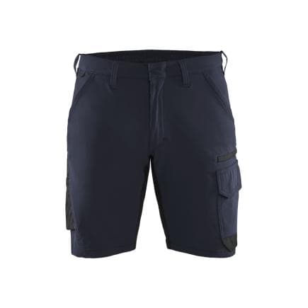 BLAKLADER 142316458699C50 - Short Service stretch 4D Marine foncé/Noir