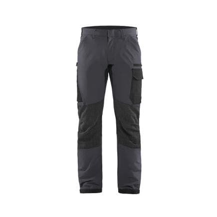 BLAKLADER 142216459699C46 - Pantalon Service stretch 4D Gris moyen/Noir