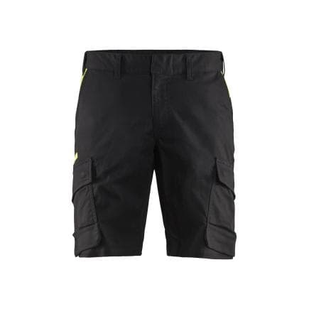 BLAKLADER 144618329933C48 - Short Industry stretch 2D Noir/Jaune