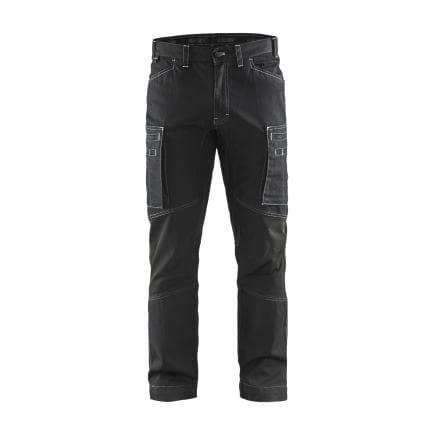 BLAKLADER 145911429900C50 - Pantalon Service denim avec stretch Noir