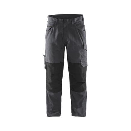 BLAKLADER 149513309699C58 - Pantalon Service avec stretch Gris moyen/Noir