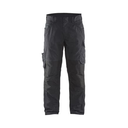 BLAKLADER 149513309998D104 - Pantalon Service avec stretch Noir/Gris foncé