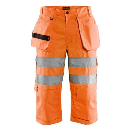 BLAKLADER 153918045300D104 - Pantacourt haute-visibilité Orange fluo