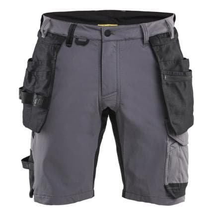 BLAKLADER 170216459699C48 - Short Stretch 4D Gris moyen/Noir