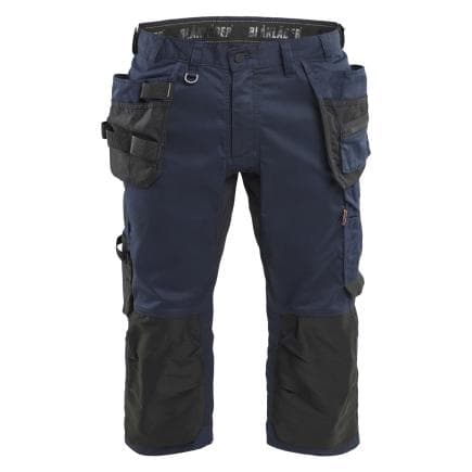 BLAKLADER 175418328600C50 - Pantacourt stretch 2D Marine foncé