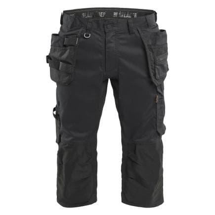 BLAKLADER 175418329900C48 - Pantacourt stretch 2D Noir