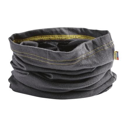 BLAKLADER 203717349835onesize - Cache-cou 100% Mérinos Gris foncé/Jaune