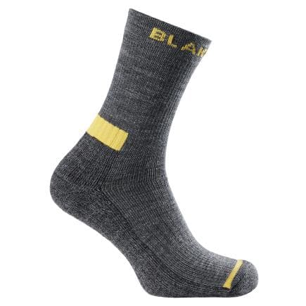 BLAKLADER 25011084999137-39 - Chaussettes en laine Noir/Gris clair