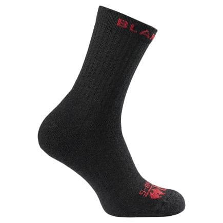 BLAKLADER 25041086990046-48 - Chaussettes en laine Retardant flamme Noir