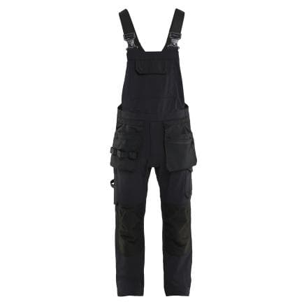 BLAKLADER 262016459900C62 - Cotte à bretelles stretch 4D Noir