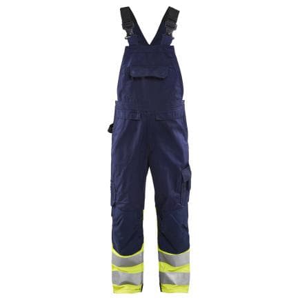 BLAKLADER 266218008933C152 - Salopette haute-visibilité Marine/Jaune fluo