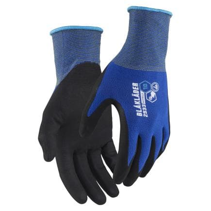 BLAKLADER 2933140685006 - Gants de travail tactiles en nitrile trempé Bleu roi