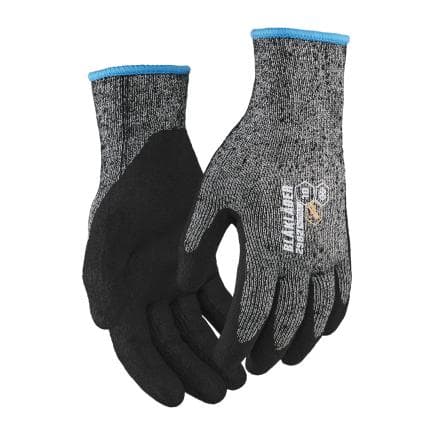 BLAKLADER 2982140799009 - Gants de travail hiver en nitrile trempé Résistants à la coupure niveau C Noir