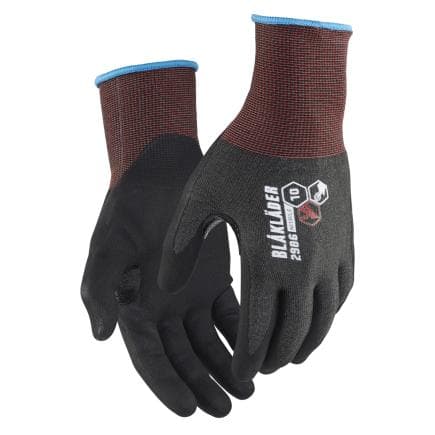 BLAKLADER 2986140999006 - Gants de travail tactiles Résistants à la coupure niveau D Noir