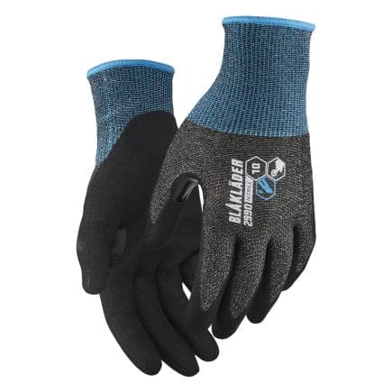 BLAKLADER 29901411990010 - Gants de travail tactiles Résistants à la coupure niveau F Noir
