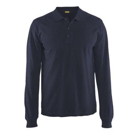 BLAKLADER 338810508600L - Polo à manches longues Marine foncé