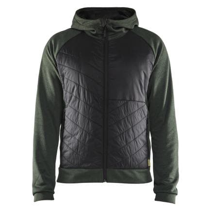 BLAKLADER 346325334199L - Veste hybride Vert foncé/Noir