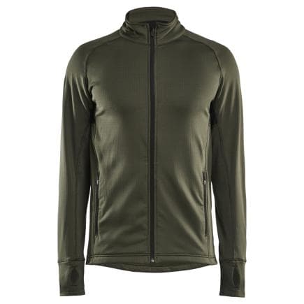 BLAKLADER 473525394209L - Veste microPolaire Vert forêt