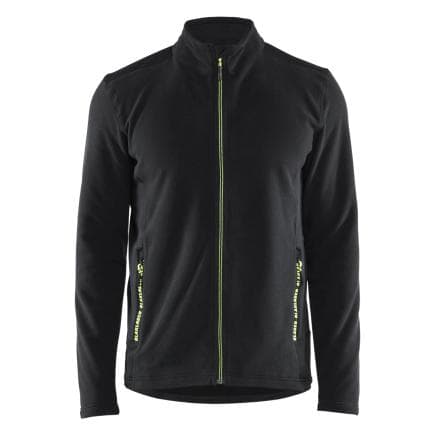 BLAKLADER 476510109933M - Veste MicroPolaire Noir/Jaune fluo