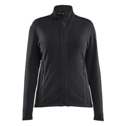 BLAKLADER 476610109996XXL - Veste MicroPolaire femme Noir/Gris moyen