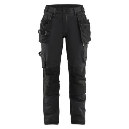 BLAKLADER 712116459900C44 - Pantalon artisan Stretch 4D femme Noir